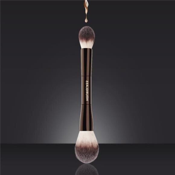 Hourglass Makeup Brush- No.18 Veil Powder Brush Soft Fiber Hair Double Head - Picture 4 of 7